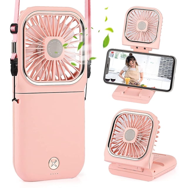 Ventilador pequeño LIUYMXG 5 en 1 USB recargable para viajes
