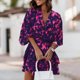 thumbnail image 2 of Moda mujer Casual Sexy vestidos estampados verano sin mangas Poackets Mini vestido Fridja  bnh5839, 2 of 5