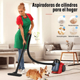 thumbnail image 2 of Aspiradora Potente De Cilindro Para Casa 17 kpa, NEGRO/ROJO, 2 of 5