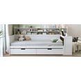 thumbnail image 4 of Wooden Twin Size Bed with Storage - Multifunctional & Stable, 4 of 20