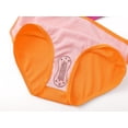 thumbnail image 5 of Serdomi Girls One Piece Rib Knit Swimsuits Color Block Side Cut Beach Sport Bathing Suit with Adjustable Strap Size 14, 5 of 7