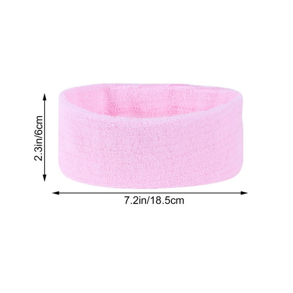 Amosfun Sports Yoga Headband Pink Cloth 1Pcs