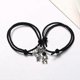 thumbnail image 3 of Pulseras magnéticas de estrella de atracción blanca para parejas: conjunto de joyas de regalo para parejas, mejores amigos, novias, novios, mujeres y hombres, relaciones de atracción mutua., 3 of 4