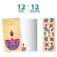 thumbnail image 5 of Tree-Free Greetings Diwali Greeting Card 12 Pack, 100% Recycled Paper, 3.7x7, Sending Bright Wishes (ZP70182), 5 of 5