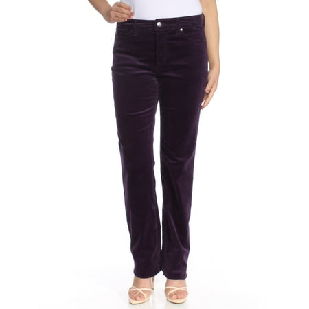 ralph lauren corduroy pants purple womens