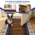 thumbnail image 2 of 2'x8' Runner Rug, Yamaziot Washable Rug Runner for Hallway, Non Slip Laundry Room Mat Kitchen Floor Carpet, Persian Boho Blue, 2 of 8