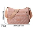 thumbnail image 3 of Btomtd Women's Classic Shoulder Bag, Casual Nylon Handbag and Lightweight Purse, Crossboday Bag and Messenger Bag for Everyday Fashion, Pink, 3 of 9
