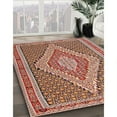 thumbnail image 3 of Ahgly Company Machine Washable Indoor Rectangle Traditional Brown Area Rugs, 2' x 3', 3 of 7