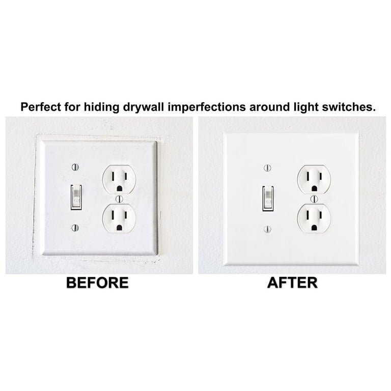 Bloody Handprints Decorative Duplex Wall Plate – Unbreakable Polycarbonate Toggle Switch Cover For Home, Bedroom, Office Art Décor – Mid-Size