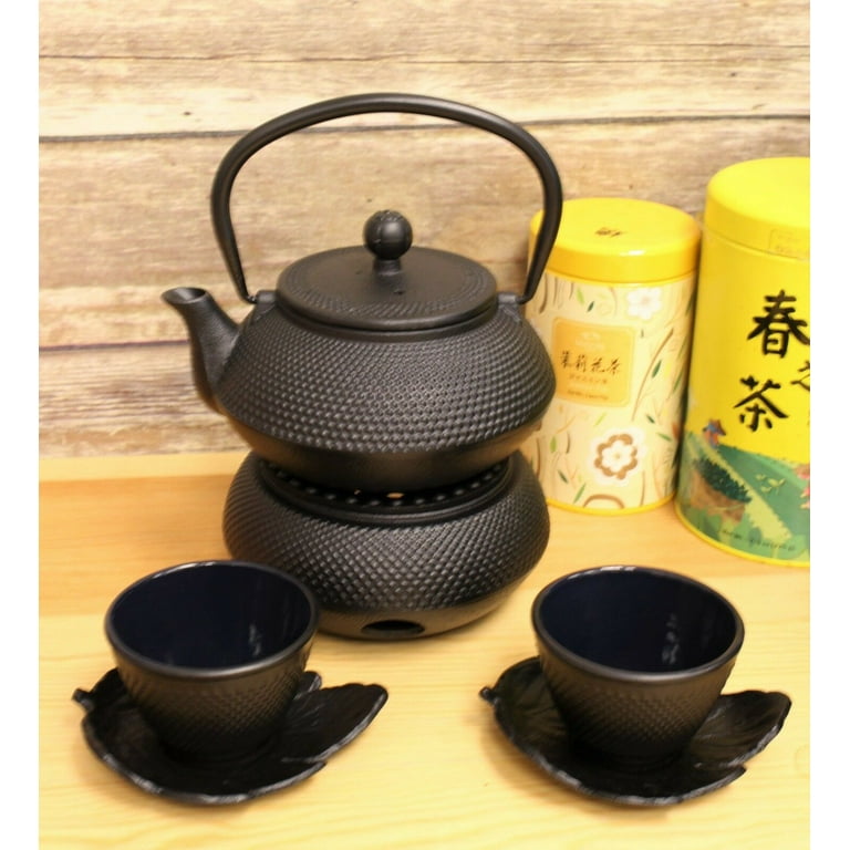 Cabilock Cast Iron Teapot Tea Set Dollhouse Furniture