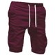 thumbnail image 5 of Pantalones deportivos largos para hombre, de color puro, informales, holgados, con cordón, de algodón, 5 of 6