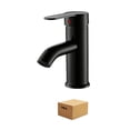 thumbnail image 1 of Grifo Mezclador De Encimera Para Baño De Acero Inoxidable Mate  Lab.G Negro, 1 of 5