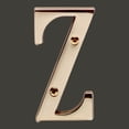 thumbnail image 2 of Letter "Z" House Letters Solid Bright Brass 3" | Renovator's Supply, 2 of 2