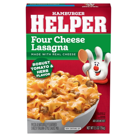 2 Pack - Hamburger Helper Four Cheese Lasagna 5.5 oz Package May Vary