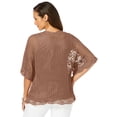 thumbnail image 2 of Jessica London Women's Plus Size Crochet Cardigan, 2 of 6