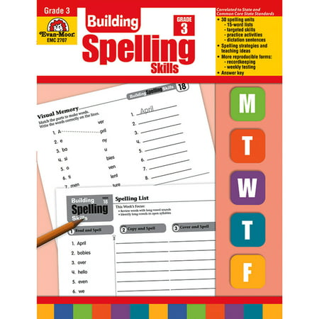 Evan-Moor Educational Publishers Building Spelling Skills, Teacher's Edition, Grade 3