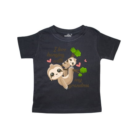 

Inktastic Hanging With My Grandma Gift Toddler Boy or Toddler Girl T-Shirt
