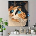 thumbnail image 4 of Calico Cat Portrait Canvas Print Wall Art for Living Room Bedroom Office Cafe Study Decor, 4 of 8