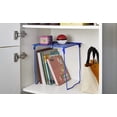 thumbnail image 2 of TEMOGU-Stac-A-Shelf Locker Shelf, Stackable, Extra Tall, Fits Standard Size School Lockers, Blue, 2 of 4