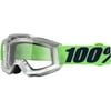 100% Accuri Nova Snow Goggles Green w/Clear Lens
