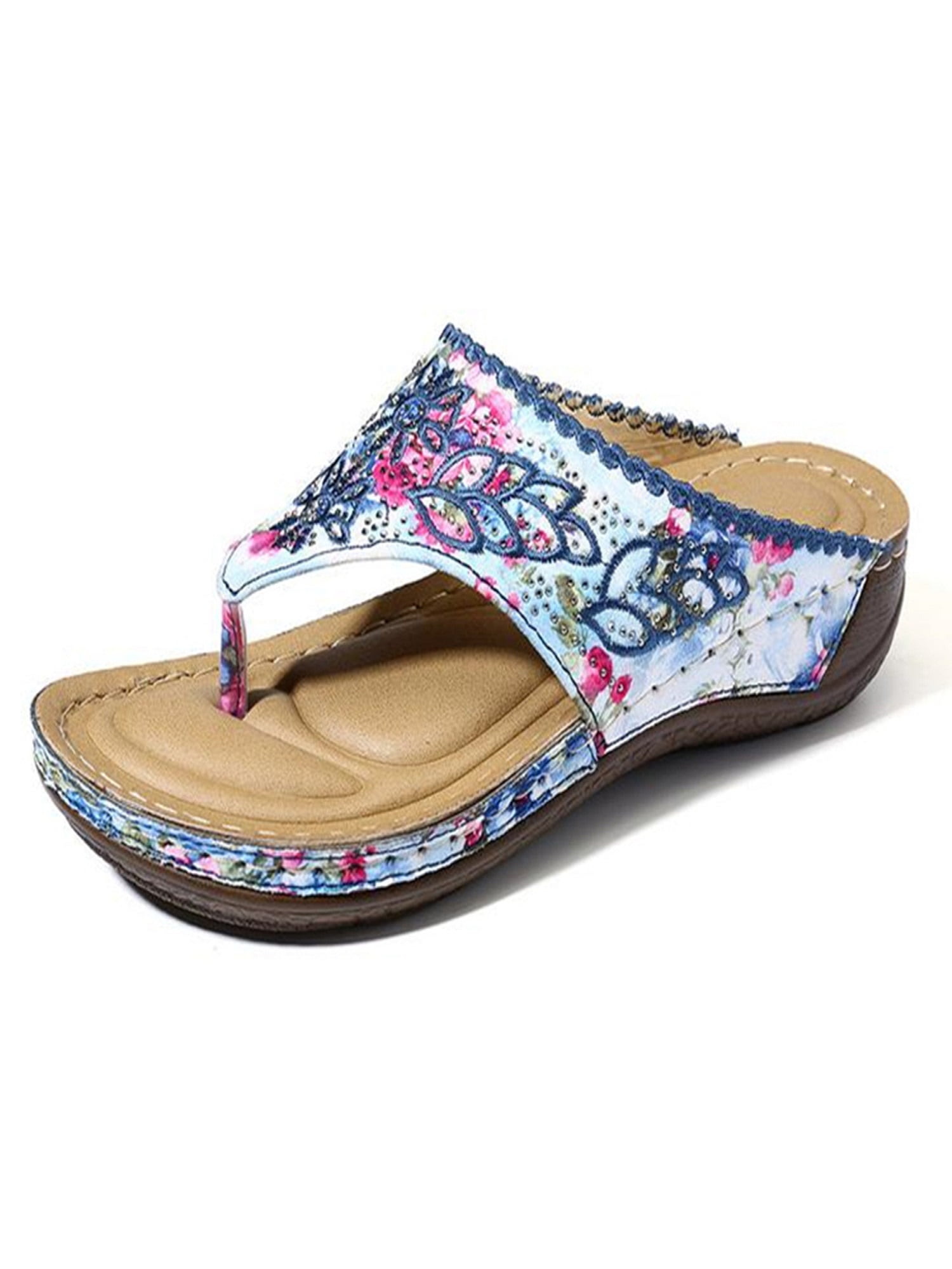 Womens Ladies Slider Flat Slides Sandals Slip On Mules Slipper Summer Shoes Size