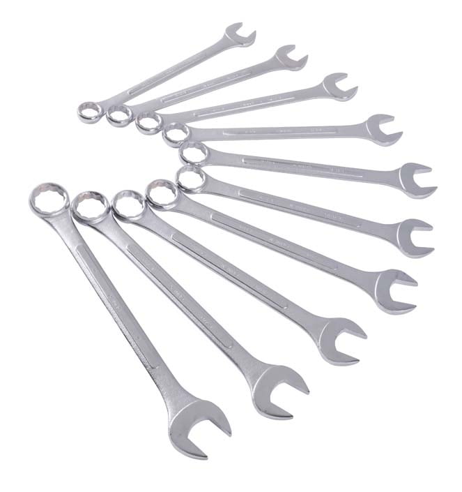 JENLEY Hand Tools Wrenches Standard 12 Point SAE Combination Set 10-Piece JENLEY Hand Tools Wrenches Standard 12 Point SAE Combination Set 10-Piece