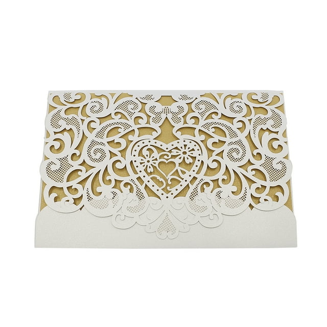 20 Pcs Cartes d'Invitation pour Mariage Anniversaire Fête