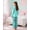 Green, variant on Girls Pajamas Pjs Set Kids Long Sleeve and Pants Jammies Casual Girls Sleepwear Lounge Clothes Big Kid Size 7-16