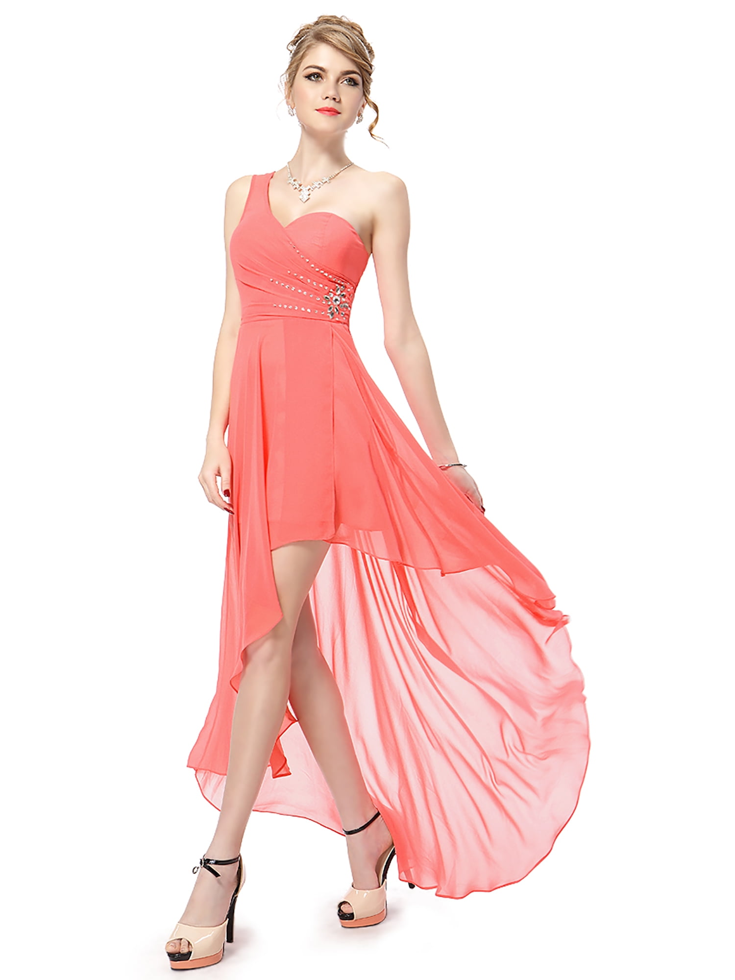 Ever-pretty - Ever Pretty One Shoulder High Low Homecoming Prom Dress ...