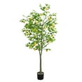 thumbnail image 2 of Huisuilinss Artificial Lemon Tree,Fake Lemon Tree,Faux Lemon Tree With Realistic Trunks And Leaves And Fruits,Potted Floor Plant For Home Office Porch Decorations, 2 of 6