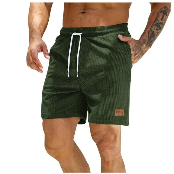 Mens Casual Shorts Lace-Up Elastic Waist Sweatpants Hybrid Quick Dry Shorts 7" Lightweight Golf Shorts Lounge Breathable Beach Shorts Beach Gym Workout Running Casual Pants with Pockets
