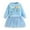 Light Blue, variant on Sngxgn Toddler Baby Girls Skirt Outfits Ribbed Sweater Shirt Tops   Dress Fall Clothes Set(Pink,9M)
