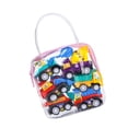 thumbnail image 3 of Juego de vehículos de dibujos animados de 6 piezas, Mini juguetes para niños pequeños, coches de transporte, regalo de cumpleaños, Color aleatorio, camión de construcción Inevent FN000408-01, 3 of 7