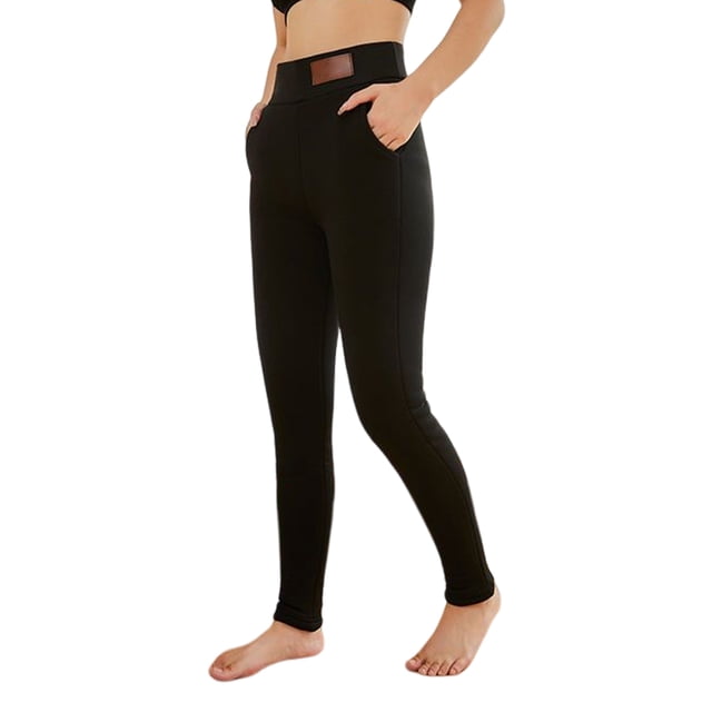 Qarigey Mallas térmicas para mujer, cintura alta, Otoño Invierno, terciopelo, engrosamiento, moda, Sexy, adelgazamiento, medias para piernas, Prendas para la parte inferior del cuerpo con bolsillo L