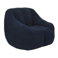 thumbnail image 5 of Peispie Giant Bean Bag Chair with Filler, Tufted Soft Stuffed Lazy Sofa, Comfy Cozy BeanBag Chairs with Memory Foam for Dorm, Living Room, 300lbs, Dark Blue, 5 of 6