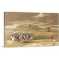 thumbnail image 1 of ARTCANVAS View Of Acropolis And Temple Of Hephaistos Athens Canvas Art Print by Edward Lear - Size: 12" x 8" (0.75" Deep), 1 of 9