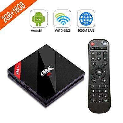 android 7.1 tv box amlogic s912 octa core 1000m lan 3d 4k smart tv player [2g ddriii/ 16g emmc flash] with dual wifi 2.4ghz/5.8ghz bt (What's The Best Flash Player For Android)