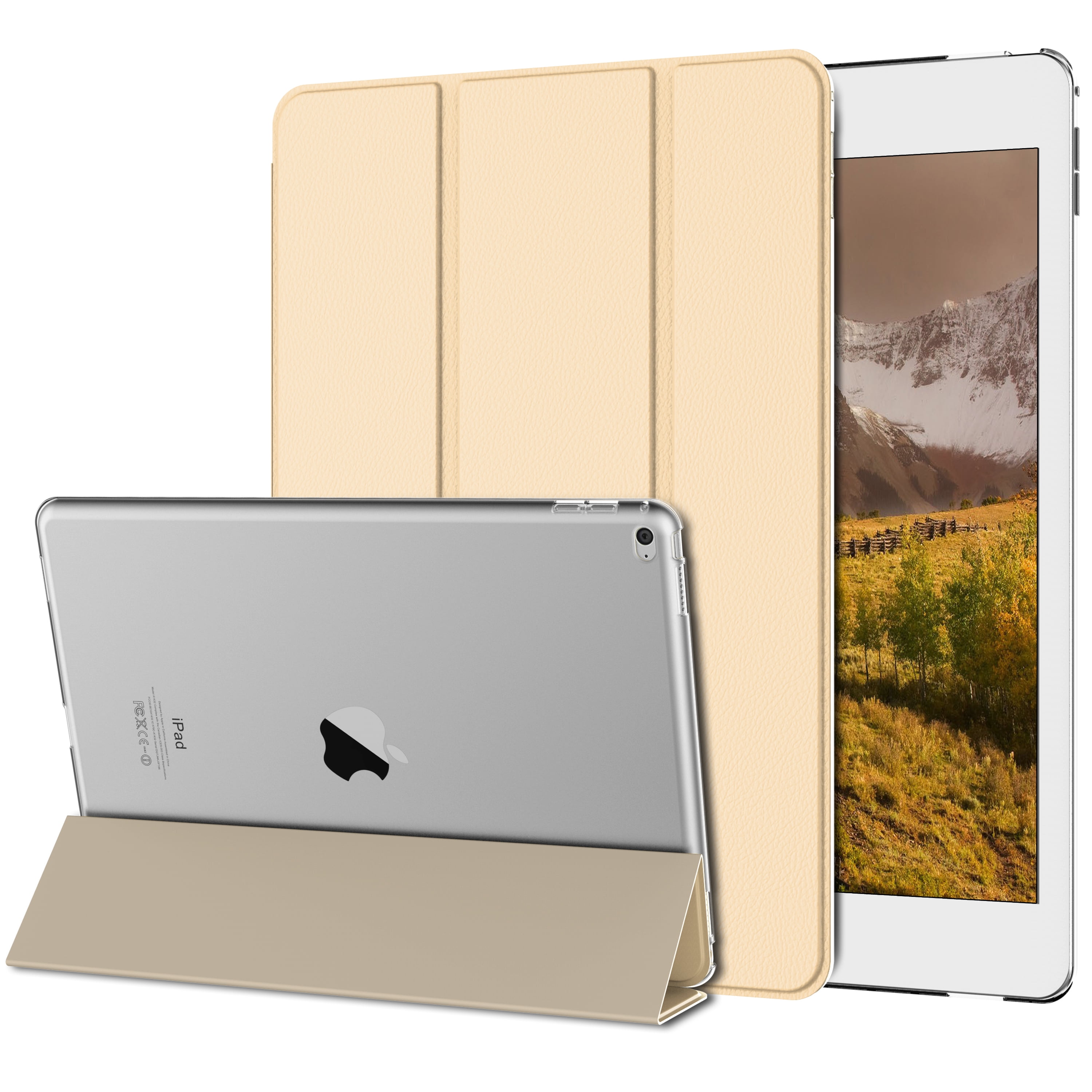 SuprJETech Apple iPad Pro 12.9" 2015 Smart Case with Clear Back