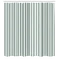 thumbnail image 3 of Ambesonne Modern Shower Curtain, Thin and Bold Stipes, 69"Wx75"L, Pale Sage Green White, 3 of 3