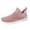 Pink, variant on NOKIO Women'S Running Shoes With A Sock-Like Fit Women'S Flexible Athletic Shoes Women'S Supportive Workout Shoes Ladies Shoes Lightweight Breathable Mesh Round Toe Slip On Flat Sneakers