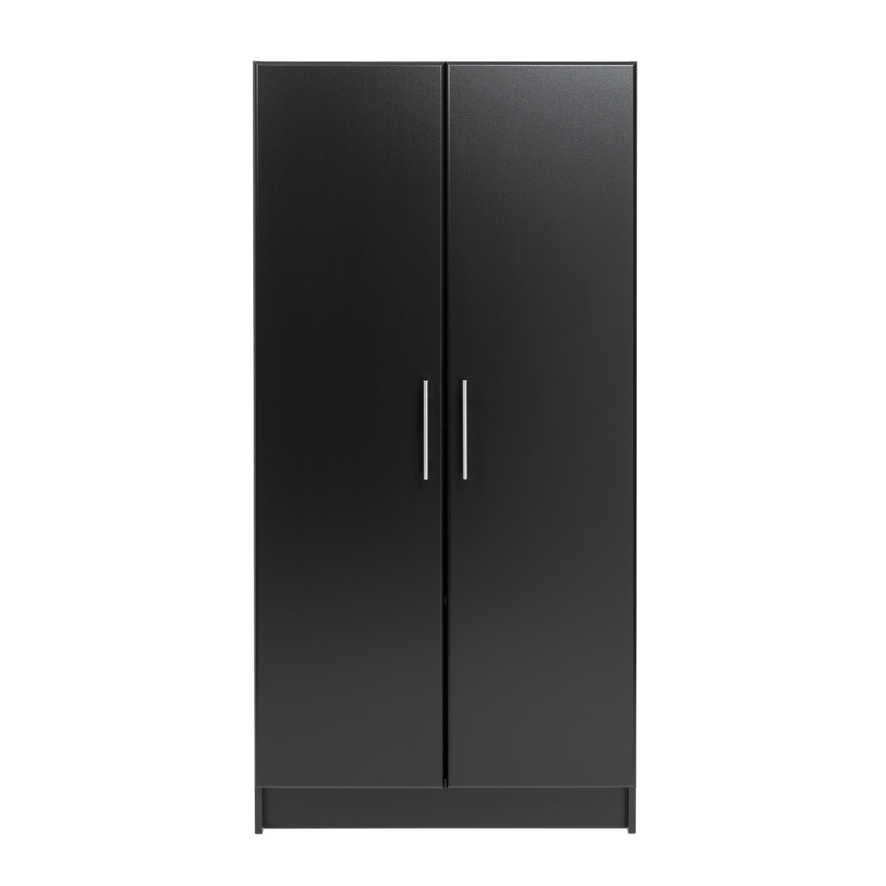 Elite 2 Door Standing Storage Cabinet, Black - 1