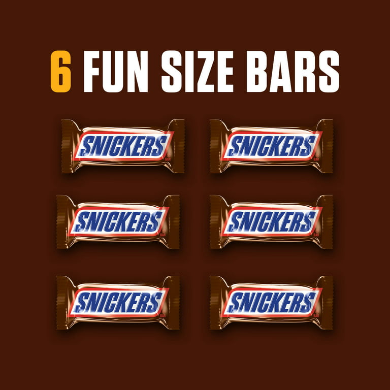 Fun Size Snickers Bars, 3.4-oz. Packs