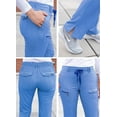 thumbnail image 4 of Adar Pro Heather Scrubs For Women - Slim Fit Tapered Scrub Pants, 4 of 7