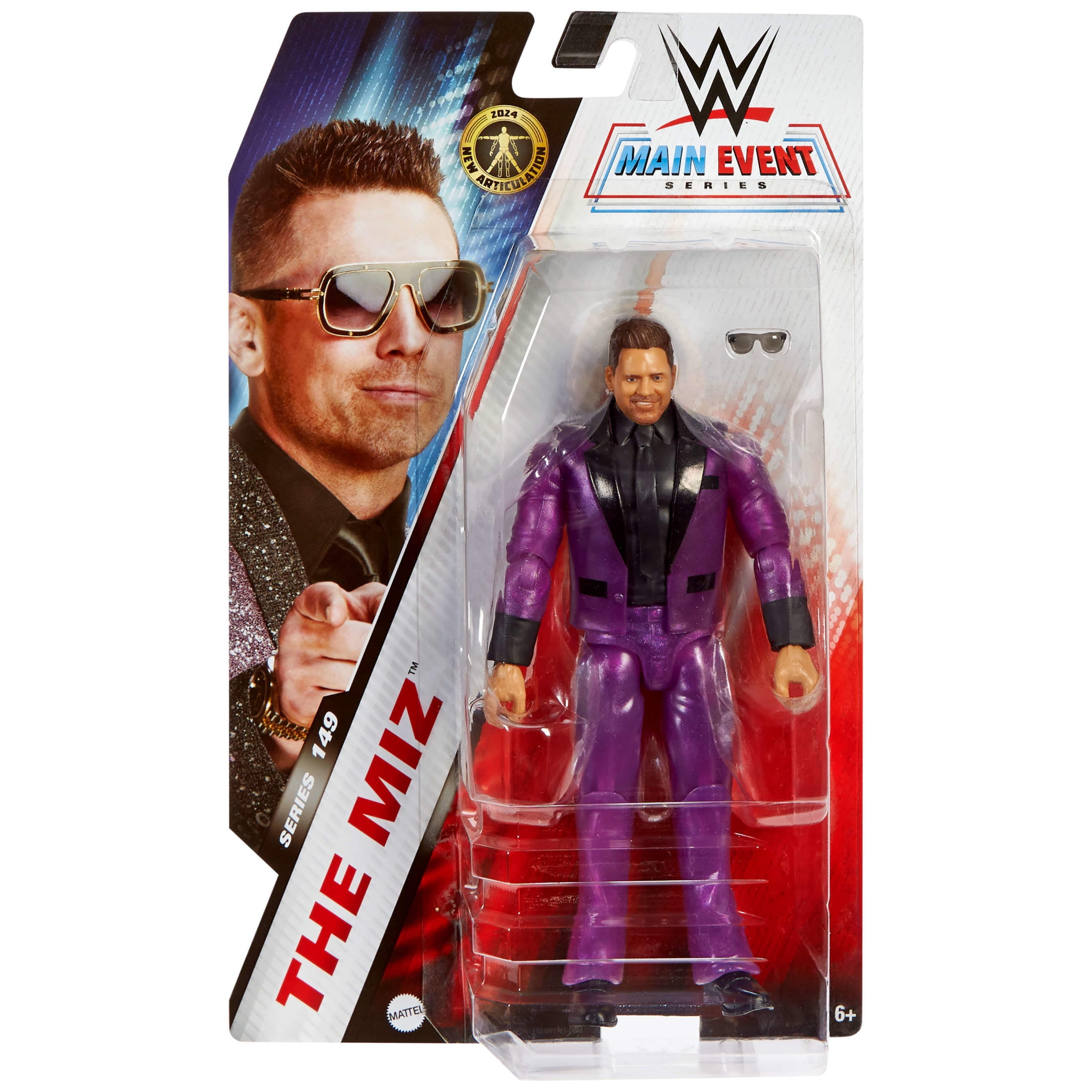 WWE The Miz Action Figure, 6-inch Collectible Superstar with Articulation & Life-Like Look