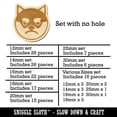 thumbnail image 2 of Husky Dog Face Mad Wood Mini Charms Shapes DIY Craft Jewelry - No Hole - 25mm (7pcs), 2 of 7