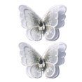 thumbnail image 1 of 2PCS Shoe Charm Rhinestone Embroidery Butterfly Clothes Patch Bag Embellishment, 1 of 10