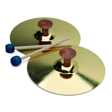HOHNER Kids Cymbals with Mallet, 5", Pair