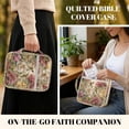 thumbnail image 5 of Yuyamidu Hummingbird Bible Covers for Women Flowers Book Carrying Case Church Bag Outdoor Bible Tote Bag Protective, 5 of 8