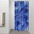 thumbnail image 3 of Artistic Ethnic Pattern Shower Curtain 36x72 Inches, Quick-Drying Polyester with Hooks, Retro Bohemian Floral Style, 3 of 5