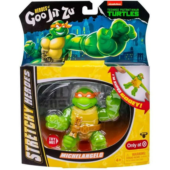 Heroes of Goo Jit Zu Teenage Mutant Ninja Turtles Michelangelo Action Figure